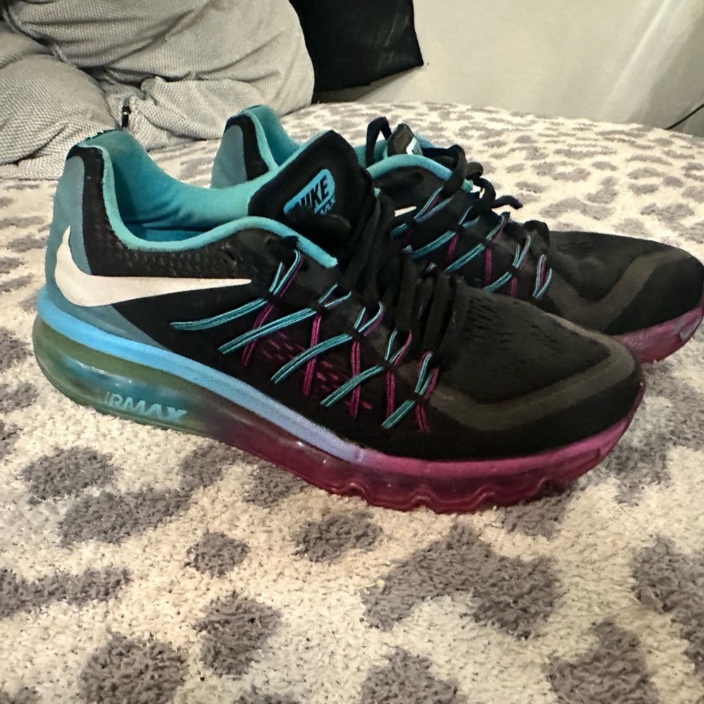 Womens Purple and Blue Hombre Nike Air Max 2015